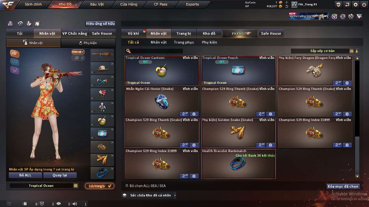 shop acc cf uy tin gia re